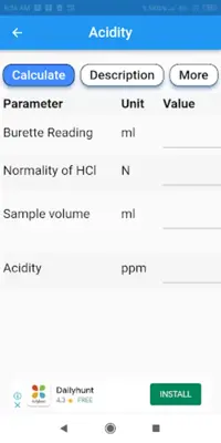 PaperCalc android App screenshot 2